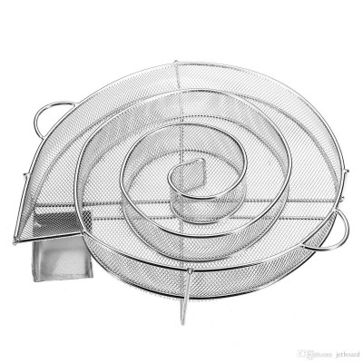 Round Spiral Type Cold Smoke Generator /Stainless Steel Smoking Meat Box